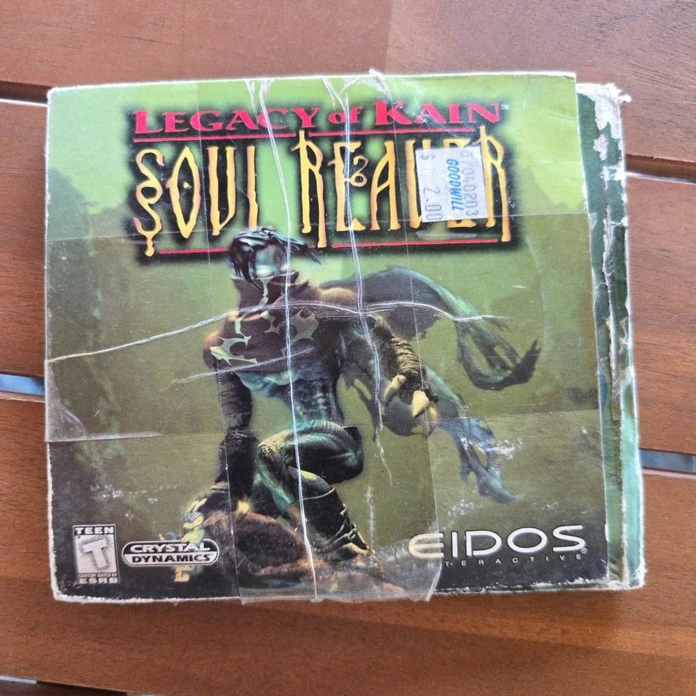 VTG Eidos Legacy Of Kain Soul Reaver PC Game 1999 Demos Volume 5 Manual USA GUC